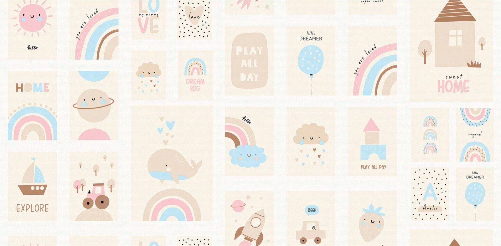 Bright Trail — Luxury Kids Wallpaper Dubai