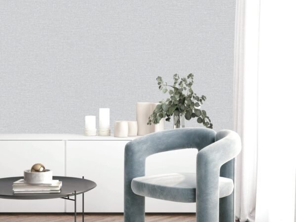 Light Grey Textured Wallpaper for Bedroom Dubai