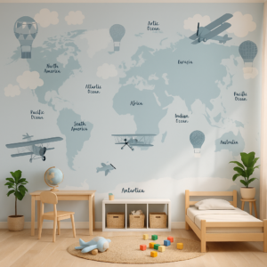 Sleepy Burrow — Luxury Kids Wallpaper Dubai
