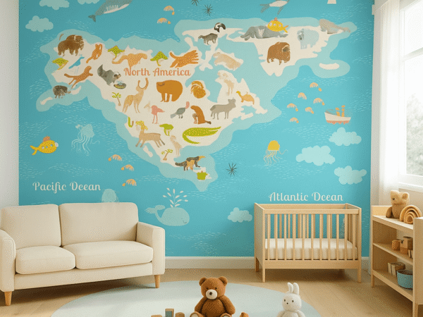 Animal Atlas Kids Wallpaper Dubai