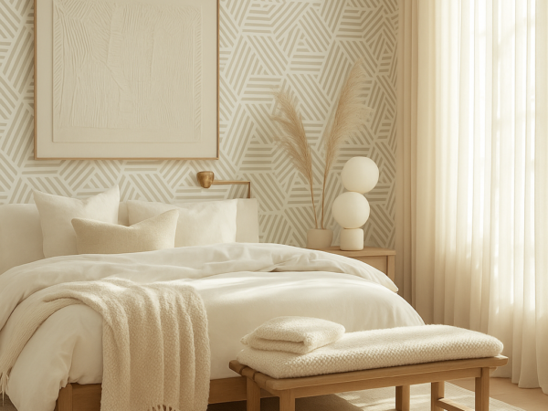 Asymmetry Geometric Pattern Wallpaper