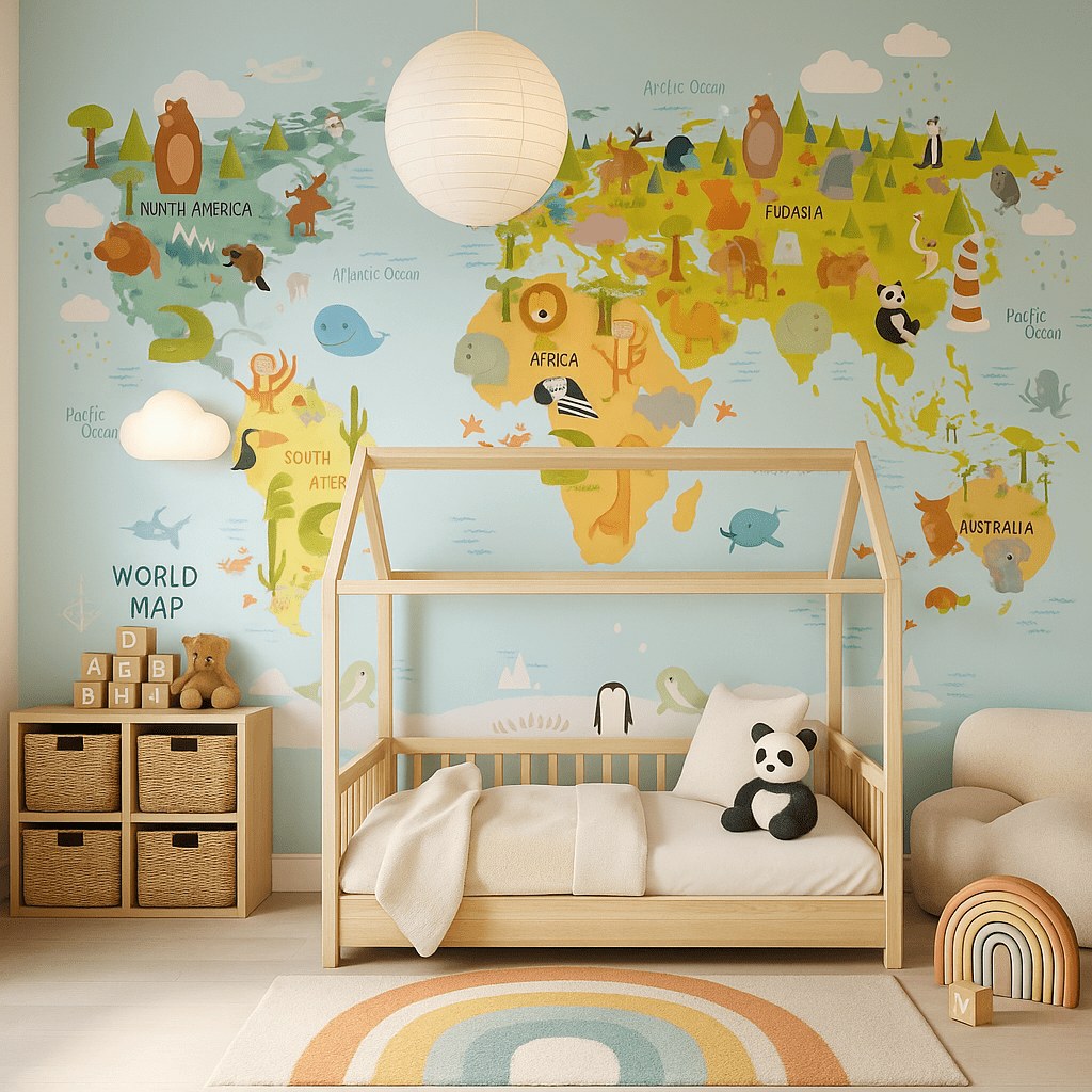 Bright Thicket — Luxury Kids Wallpaper Dubai