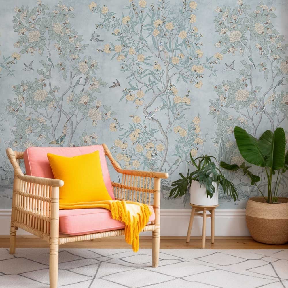 English Verdure — Luxury Floral Wallpaper Dubai