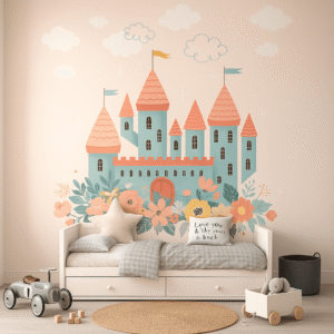 Starlit Voyage — Luxury Kids Wallpaper Dubai