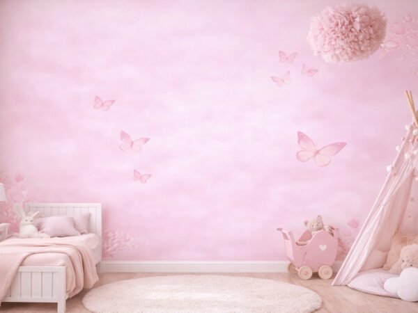 Blush Flutter Butterfly Wallpaper Dubai