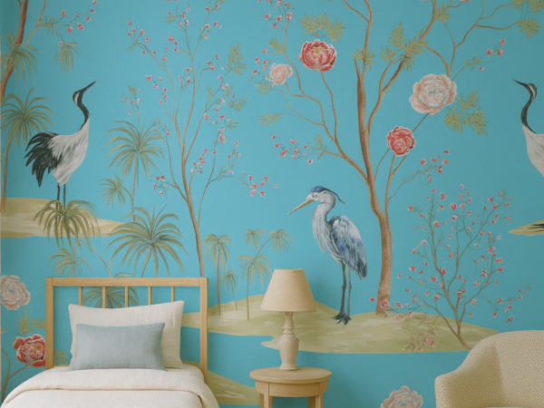 Celestial Garden Tropical Wallpaper