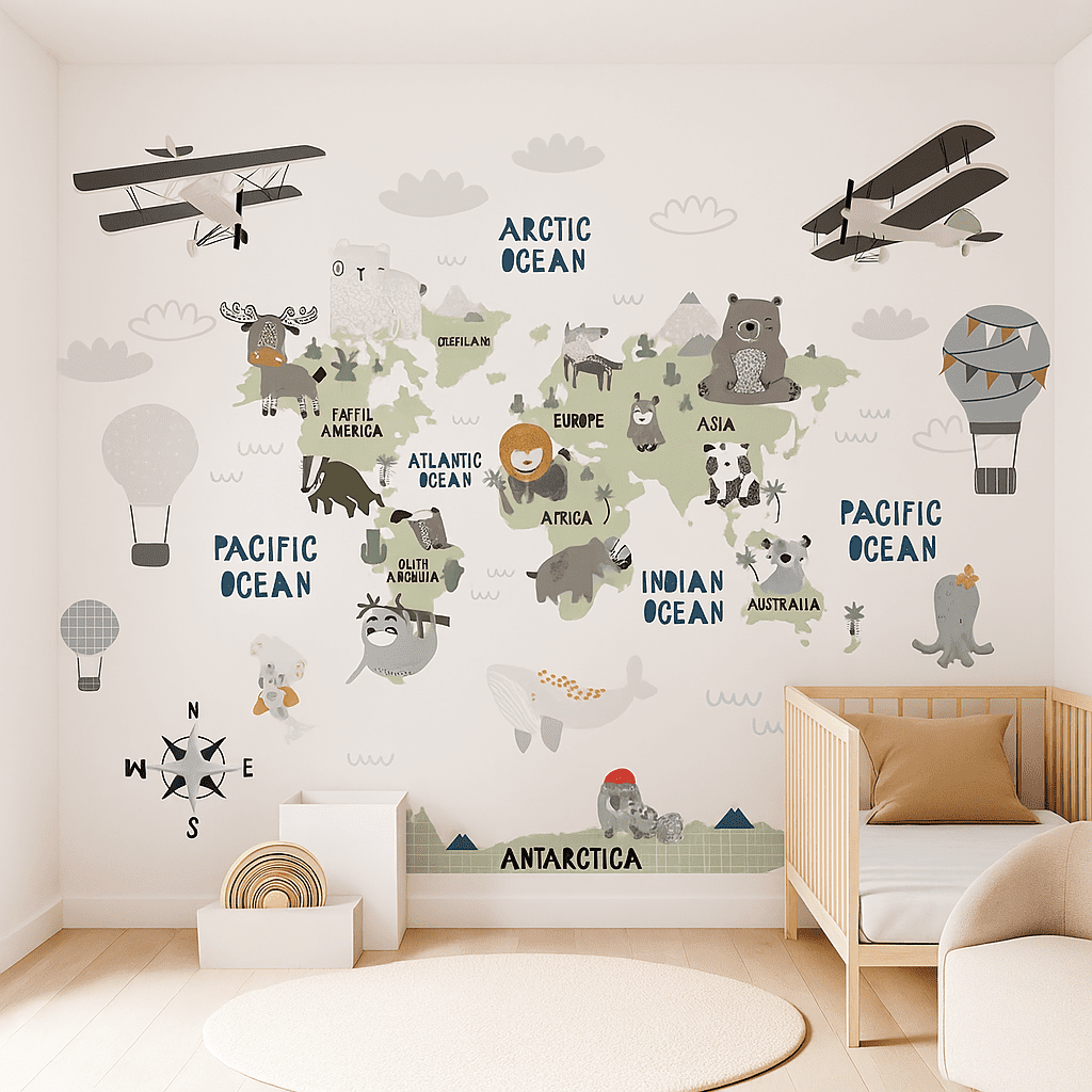 Starlit Journey — Luxury Kids Wallpaper Dubai