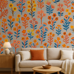 Blooming Herbarium — Luxury Floral Wallpaper Dubai