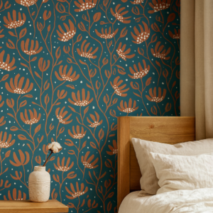 Climbing Magnolia — Luxury Floral Wallpaper Dubai