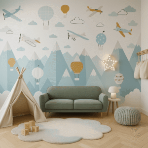 Gentle Thicket — Luxury Kids Wallpaper Dubai
