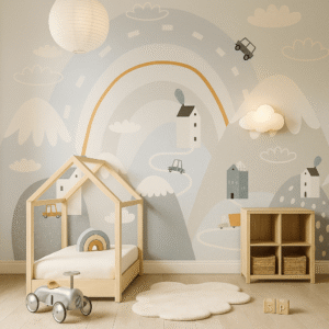 Curious Wilds — Luxury Kids Wallpaper Dubai