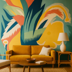 Muted Meridian — Luxury Modern Wallpaper Dubai