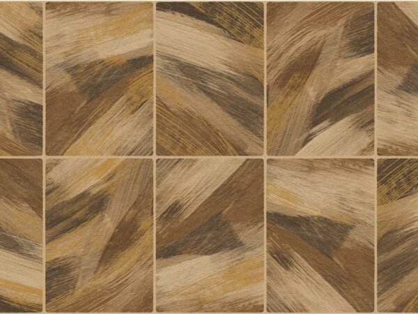 Brown Abstract Brush Strokes Wallpaper