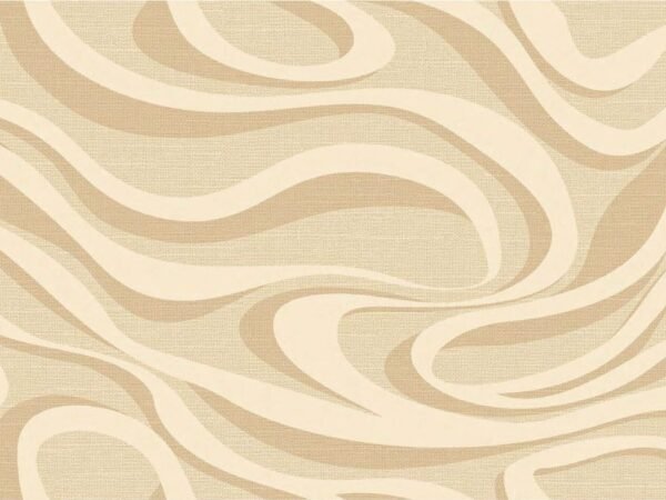 Yellow Swirl Abstract Wallpaper