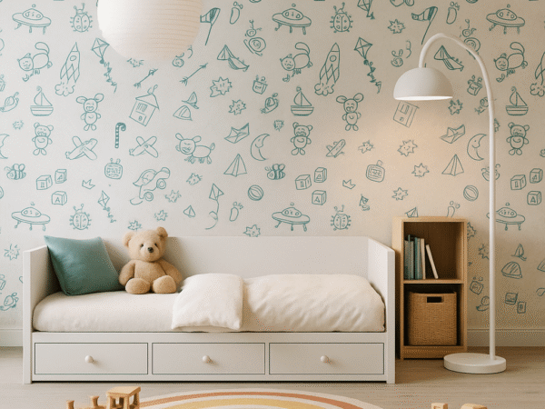 Doodle Dream Kids Wallpaper Dubai