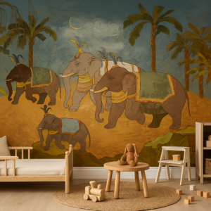 Cloudland Galaxy — Luxury Kids Wallpaper Dubai