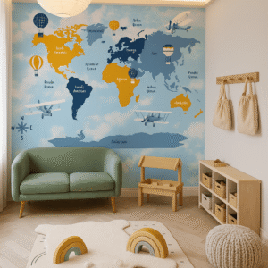 Sleepy Thicket — Luxury Kids Wallpaper Dubai