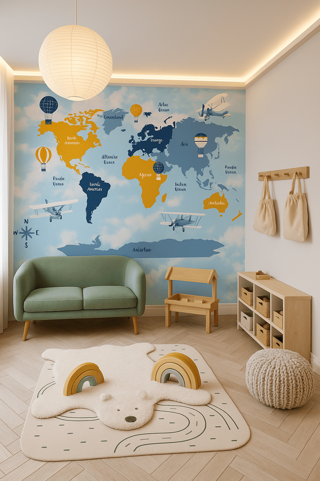 Sleepy Thicket — Luxury Kids Wallpaper Dubai