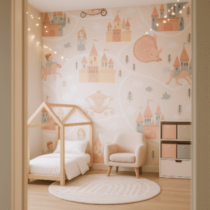 Starlit Jungle — Luxury Kids Wallpaper Dubai