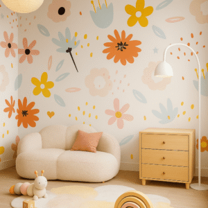 Sunny Wonderland — Luxury Kids Wallpaper Dubai
