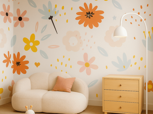 Floral Pattern Wallpaper Dubai