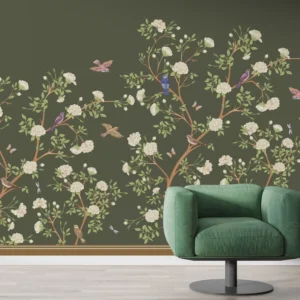 Whispering Bloom — Luxury Floral Wallpaper Dubai