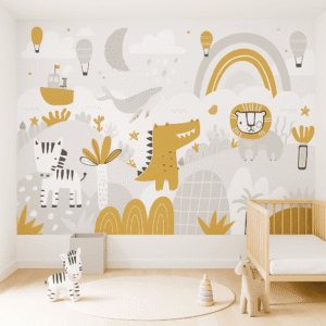 Cloudland Nest — Luxury Kids Wallpaper Dubai