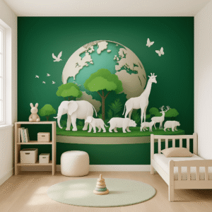 Playful Trail — Luxury Kids Wallpaper Dubai