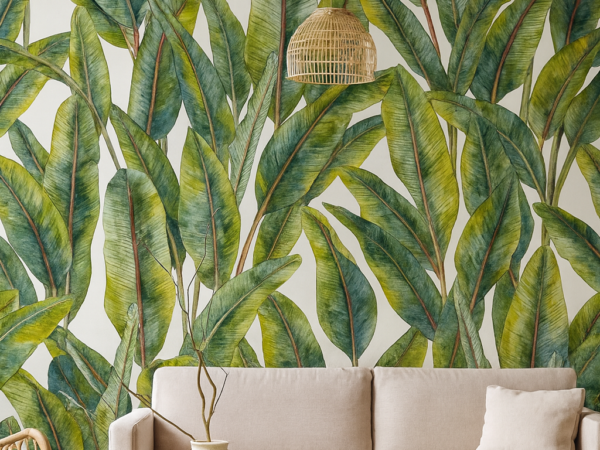Jungle Essence Botanical Leaf Wallpaper