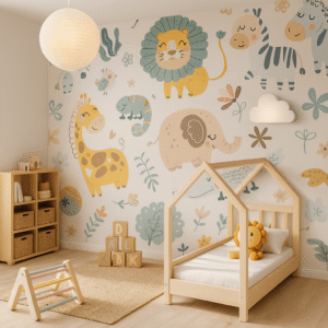 Sunny Wilds — Luxury Kids Wallpaper Dubai