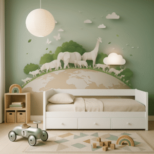 Wonder Safari — Luxury Kids Wallpaper Dubai