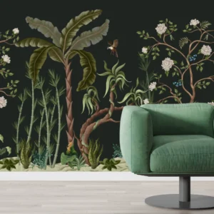 Hand-painted Meadow — Luxury Floral Wallpaper Dubai