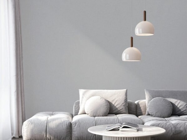 Misty Neutral Plain and Textured Wallpaper