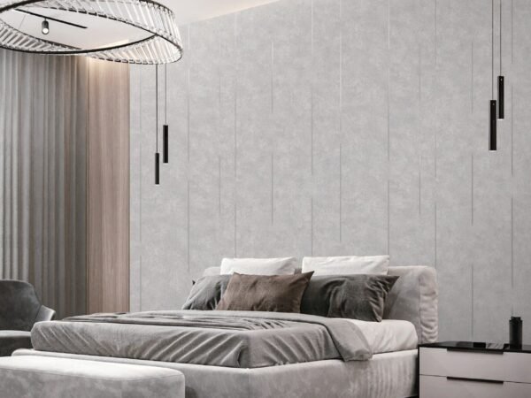 Silver Veil Textured Wallpaper