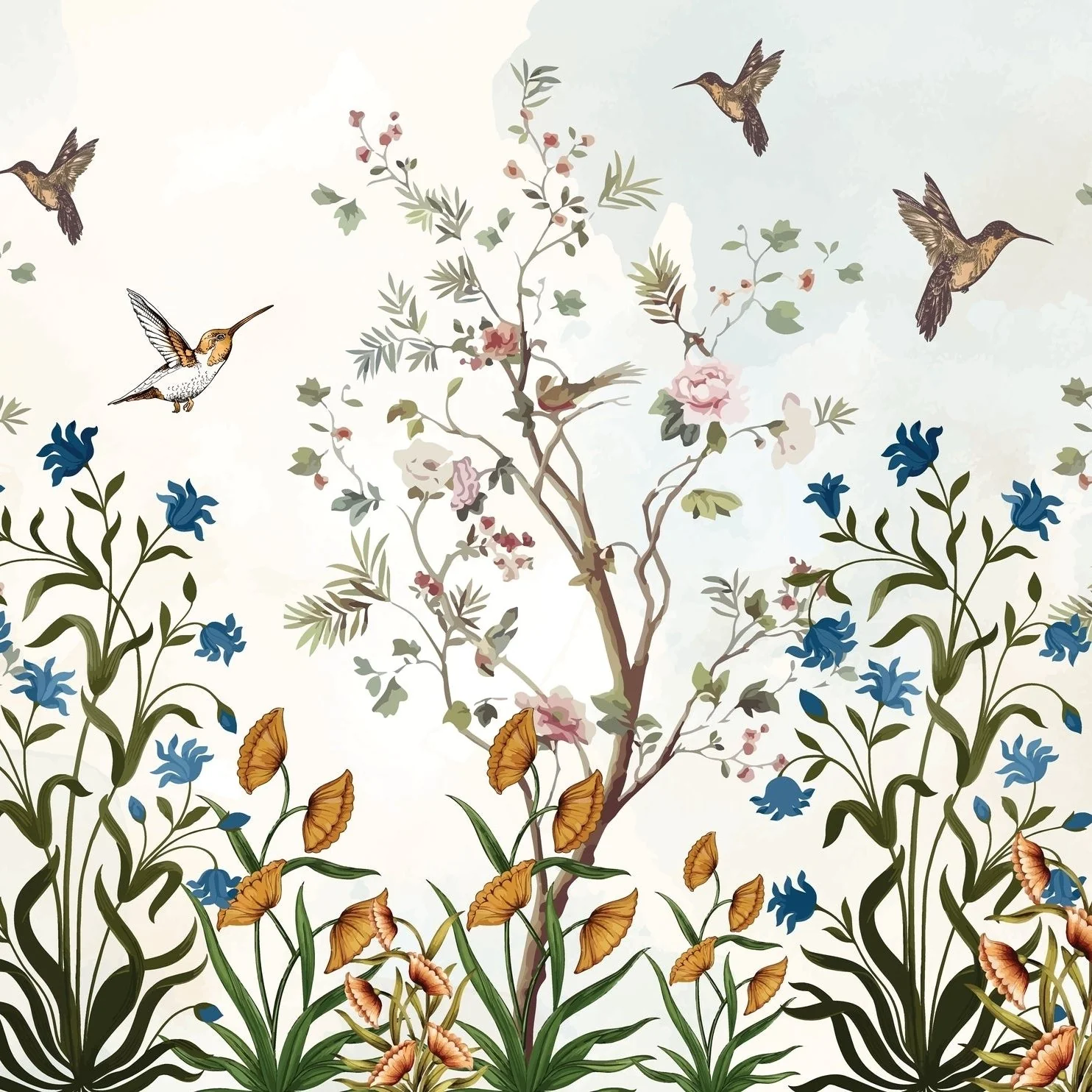 Heirloom Bouquet — Luxury Floral Wallpaper Dubai - Image 2
