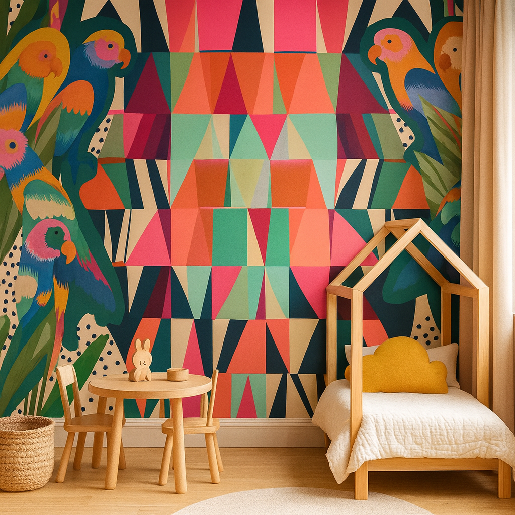 Prism Cipher — Luxury Modern Wallpaper Dubai