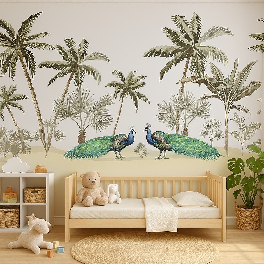 Bright Compass — Luxury Kids Wallpaper Dubai