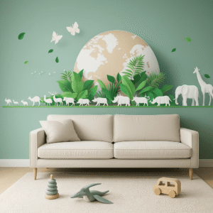 Cosy Orchard — Luxury Kids Wallpaper Dubai