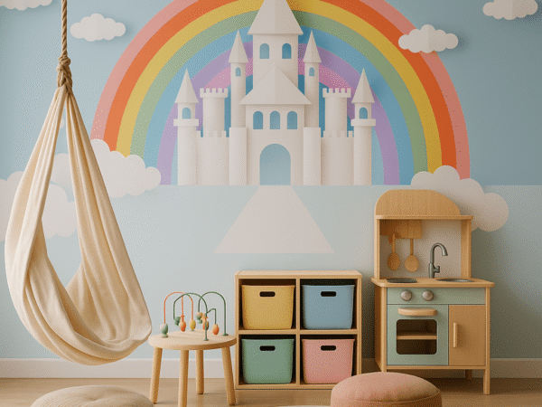Prism Palace Rainbow Castle Wallpaper