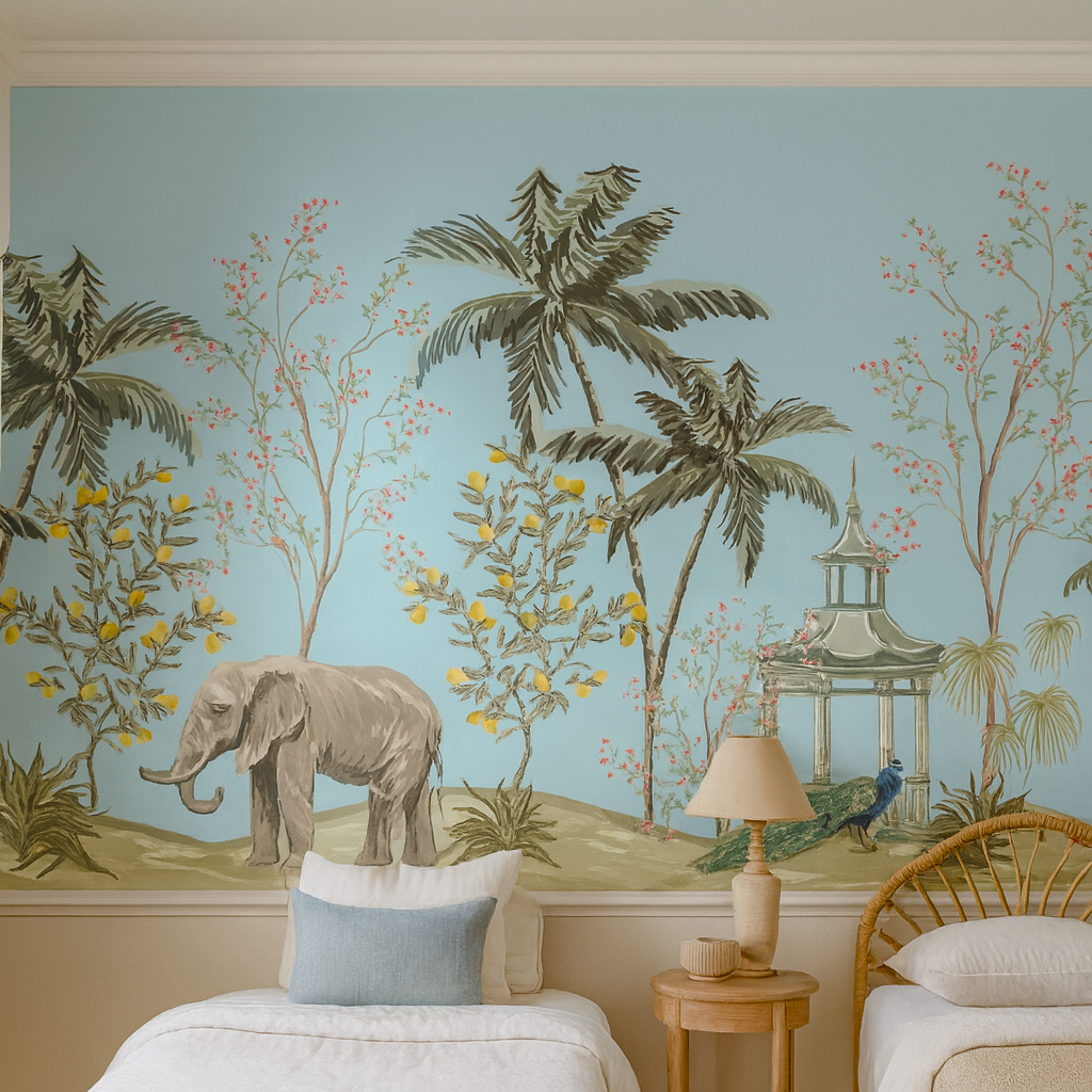 Bright Safari — Luxury Kids Wallpaper Dubai