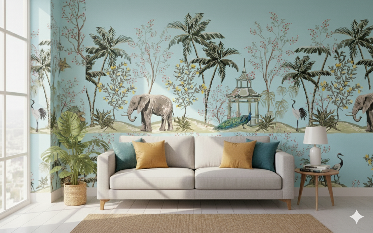 Bright Safari — Luxury Kids Wallpaper Dubai - Image 3