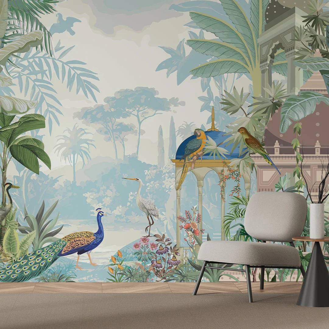 Fern Foliage — Luxury Floral Wallpaper Dubai