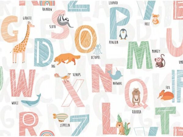 Alphabet Zoo Kids Wallpaper