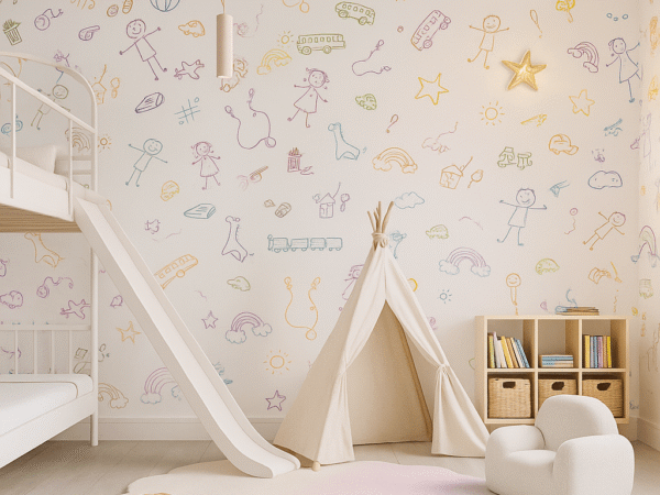 Sketchlet Doodles Kids Wallpaper