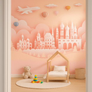 Sunny Lagoon — Luxury Kids Wallpaper Dubai