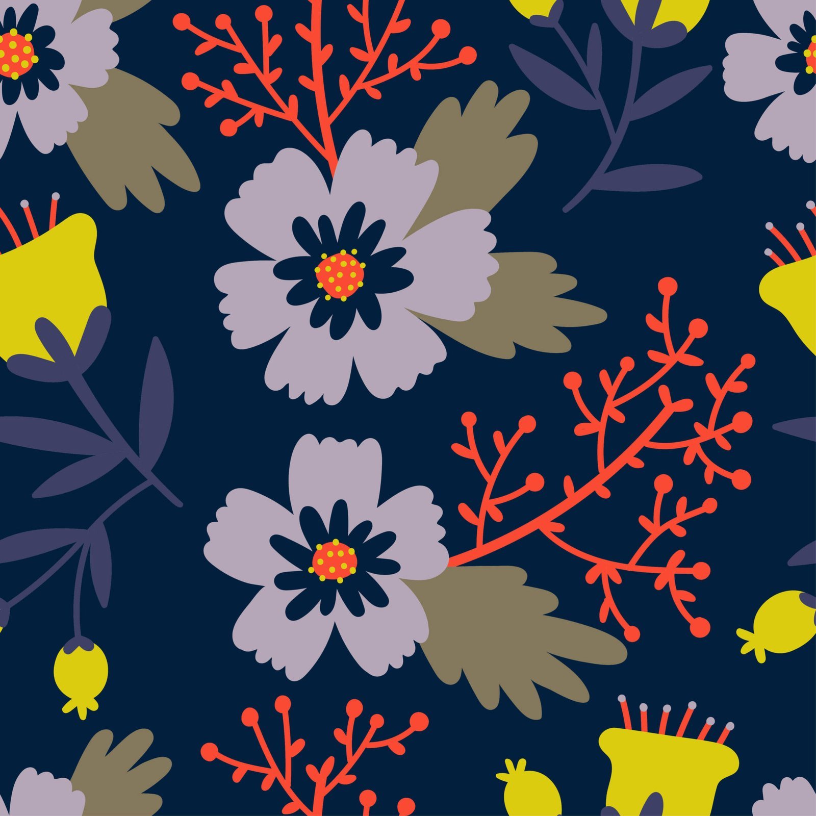 Dusk Bouquet — Luxury Floral Wallpaper Dubai - Image 2
