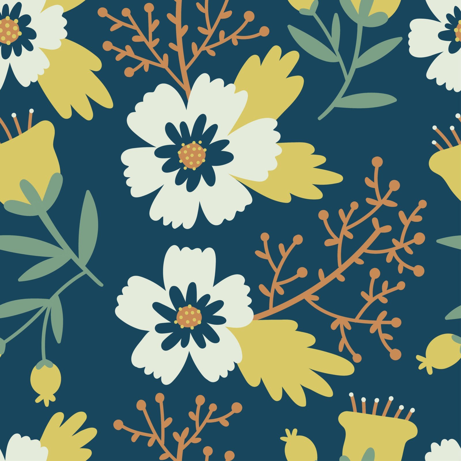 Dusk Bouquet — Luxury Floral Wallpaper Dubai - Image 5