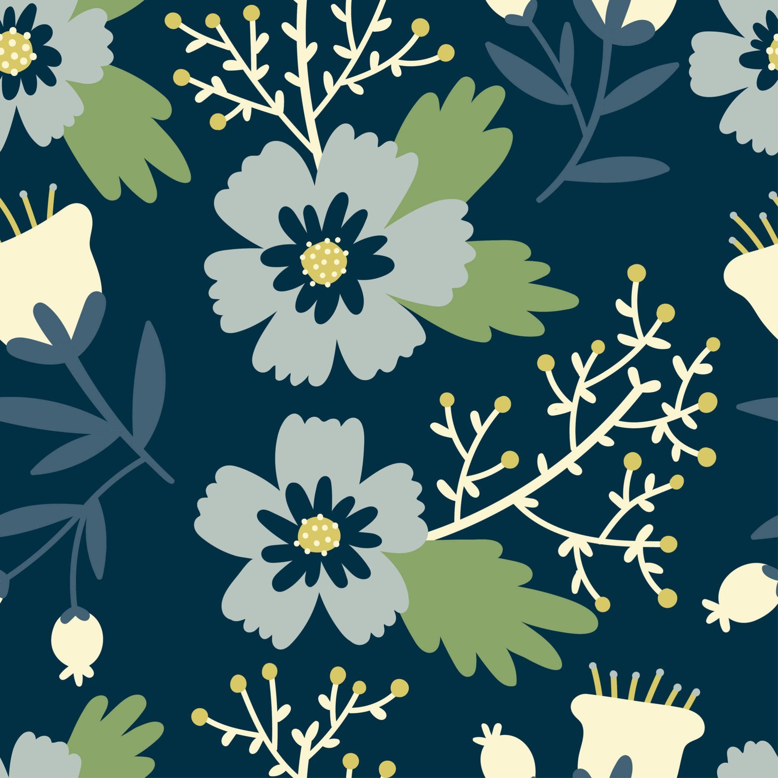 Dusk Bouquet — Luxury Floral Wallpaper Dubai - Image 4
