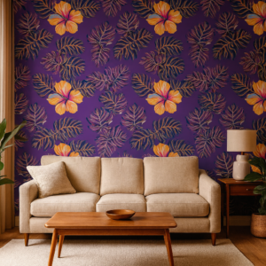 Soft Trellis — Luxury Floral Wallpaper Dubai