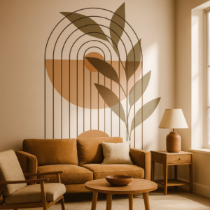Linen Posy — Luxury Floral Wallpaper Dubai